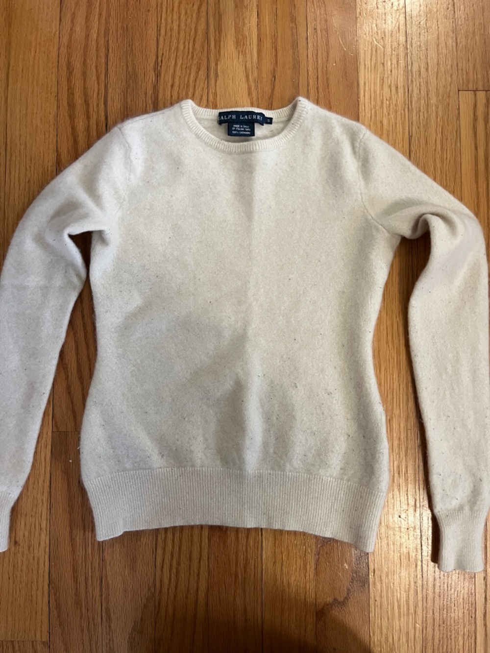 Ralph Lauren Cream Cashmere sweater